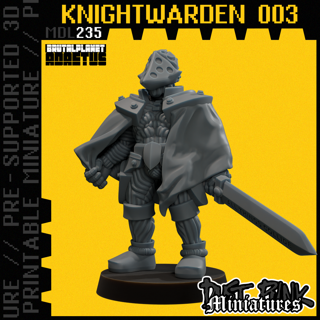 MDL235 KNIGHTWARDEN 003 [PRE-SUPPORTED]